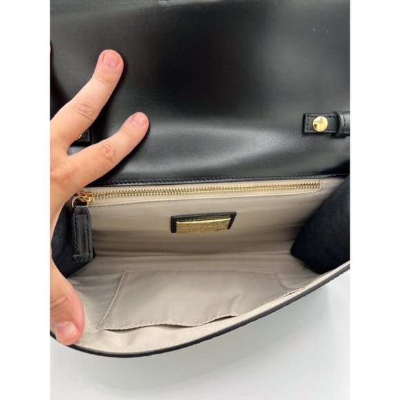 Valentino by Mario Valentino Ava Leather Crossbody Clutch Bag Removable Strap - Picture 4 of 11